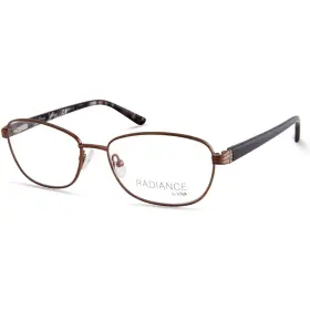 Vv8005-045-53 Viva Womens Oval 53mm Eyeglasses Frames Shiny Light Brown Vv8005-045