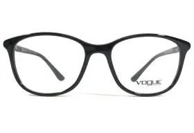 52-17-140 Vogue 053672759280 Eyeglasses Frames Vo5168 W44 Black Silver Square Full Rim