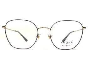 50-18-135 Vogue 056597452205 Eyeglasses Frames Vo4178 5140 Purple Gold Oversized Wire Rim
