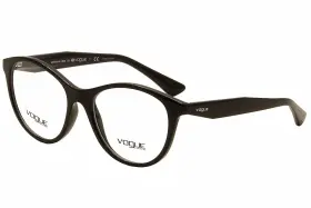 137295-3 Vogue Eyeglasses Vo2988 Vo/2988 W44 Shiny Black/silver Optical Frame 53mm