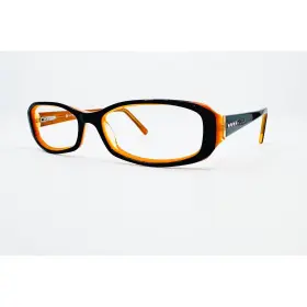 Vogue 2487-b Eyeglasses Womens Black Orange Vo Rhinestone 53-15-135