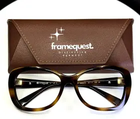 2943-sb Vogue Vo W656/t5 Womens Tortoise Glam Square Eyeglasses Frames Only