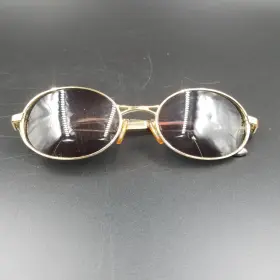 3233-s Vogue Sunglass Eyeglass Frames 52 19 Gold Made In Italy With Case