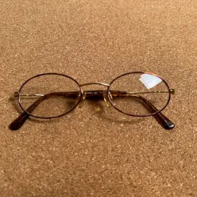 3238 Vogue Vo Oval Eyeglasses Frames In Tortoise Shell 90s / Y2k