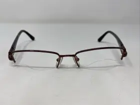 51-17-135 Vogue 3813-b Eyewear Vo 811 Burgundy Half Rim Eyeglasses Frame Sf77