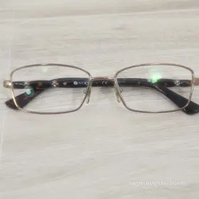 Vo3922b Vogue 3922-b Eyeglasses Metalized 939 Tortoise Jeweled Arm 52-16-135mm