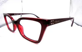 52-19-140 Vogue 5275-b Vo 2636 Red Womens Cateye Eyeglasses Frames