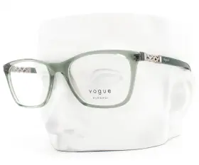 5632-b Vogue Eyeglasses Glasses Vo 3086 Transparent Mallard Green 53mm With Case