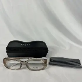 0vo5568 Vogue Eyewear Woman Eyeglasses 2990 Transparent Caramel - New