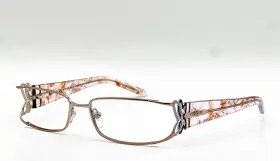 Vogue Vo-3736 Vo 3736 813 Brown Gold Rectangle Authentic Eyeglass Frames 52-17