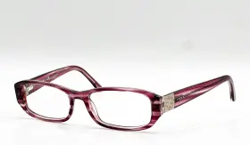 Vo-5129 Vogue New Vo 5129 2497 Purple Striped Horn Silver Authentic Eyeglasses 51-15