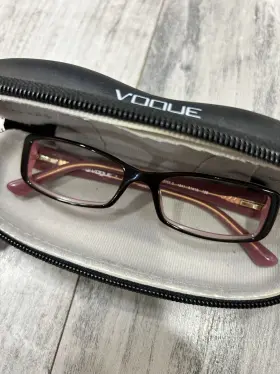 Vo2768-b Vogue Womens Designer Glasses - Purple/burgundy Frame Rectangular Eye
