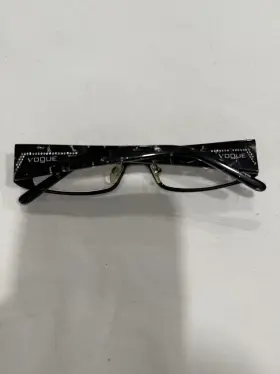 Vo3660-b Vogue Eyeglasses Black Rectangle Glasses Frame Mod 352