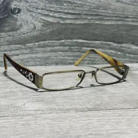 50-15-135 Vogue Vo3691-b 848 Eyeglass Frames Womens Brown Floral Rectangular 50-15-135 Vogue Vo3691-b 848 Eyeglass Frames Womens Brown Floral Rectangular