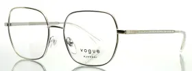 51-17-135 Vogue Vo4181-b 323 Silver Womens Square Full Rim Eyeglasses B 45