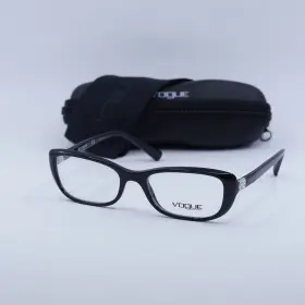 Vo5191bw44 Vogue Vo5191bw44/50 Vo5191b W44 Shiny Black 50mm Eyeglasses New Authentic