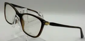 53-17-140 Vogue Vo5378 Eyeglasses Havana Brown Gold Detail Frame