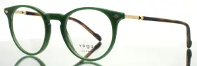 49-22-145 Vogue Vo5434 3092 Green Womens Round Full Rim Eyeglasses B 44