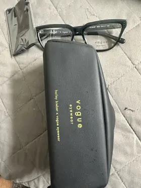 54-17-140 Vogue Vo5443f New X Hailey Bieber Vo5443 W44 Eyeglasses Frames Womens Black