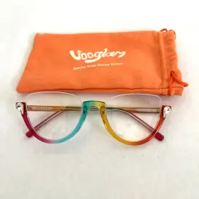 Jpg000189-13 Vooglam Jgp000189-13 Women S Eyeglass Frames 53-21-145 Multicolor Half Frame