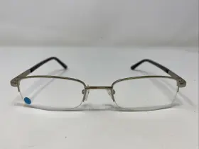 51-19-135 Vp Eyewear Vp-122 Sand Light Brown Half Rim Eyeglasses Frame /t77