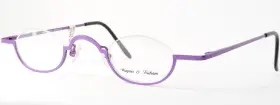 6618-900 Wagner & K Hner 6618 And Kuhner Wk Violet Purple Unique Eyeglasses 36-29-145mm