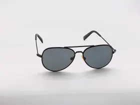 2437-4 Warby Parker Black Aviator Eyeglasses Frames Only