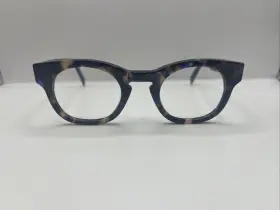 47-24-145 Warby Parker Kimball M 173 Tanzanite Tortoise Glasses Frame Used