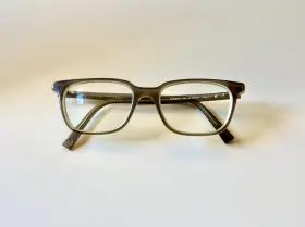 Barnett932 Warby Parker Barnett 932 Gray Square Eyeglasses 51-18-142 Unisex Frames Case