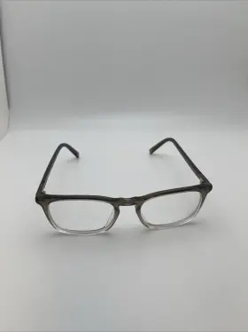 Warby Parker Chase-332 Eyeglasses Frames Only Chase 332 Grey/clear Square 51-18-145