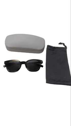 50-22-145 Warby Parker Dean-241 Sunglasses Frames Only Brown Horn Square Rim