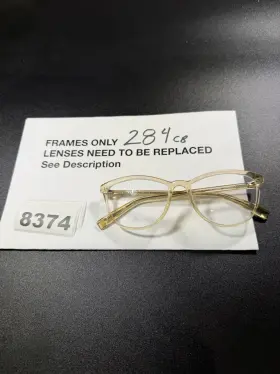 55-16-140 Warby Parker Lf-664 Eyeglasses Louise 664 Clear Golden Tone Frames