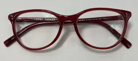 M-478 Warby Parker Nadia M 478 Red Oval Eyeglass Frames Only 51 16 140 Medium