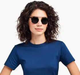 M3302 Warby Parker Sunglasses Cooper Black Oak Tortoise Frame 49 19 142