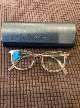M668 Warby Parker Durand Rose Water Oval Eyeglasses Frame 48/18/142 W Case