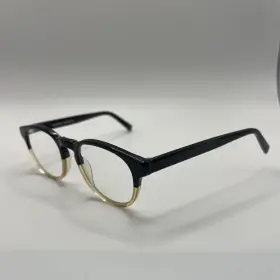 Warby Parker Percy-124 Eyeglasses Percy 124 Black Clear Full Rim 48-20-140 Frames Only