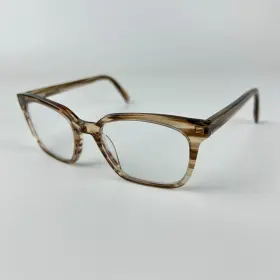 47-17-130 Warby Parker Xn-207 Hughes Xn 207 Unisex Eyeglasses Frame Brown Full Rim Mm