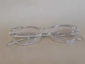 50-17-150 Westend Josephine Am6043 C2 Wl 2.00 Large Clear Cateye Eyeglasses