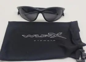 Z87-2 Wiley X En166 Authentic Eyeglasses P-58 Wx Black Frame Airborne Rx Read