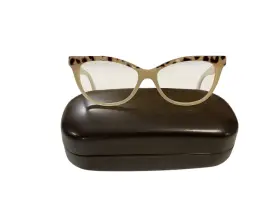 6938-b Wiliam Morris London William Glasses 55.16. 140 Cream With Animal Print Top- Spring Hinge 6938-b Wiliam Morris London William Glasses 55.16. 140 Cream With Animal Print Top- Spring Hinge