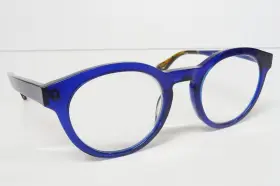 0266 Woow No Brainer 1 Transparent Ink Blue Eyeglasses Frame 48 22 145