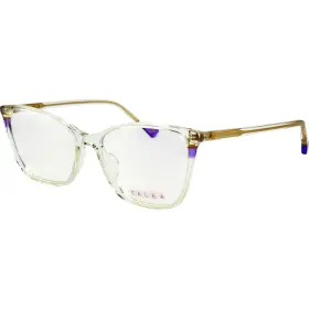 Vya048v Yalea Janet Womens Plastic Eyeglass Frame 885y Transp Grey 55-16 W Case