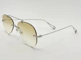 60-18-145 Yoji 32-001755 Silver Eyeglasses Sunglasses Frame