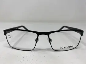 58-18-145 Yudu Yd806 Blk Black Metal Full Rim Eyeglasses Frame Sq87