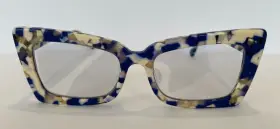 Vfp0236-04 Zeelool Newell Rectangle Blue-floral Eye Glasses Wide 58-18-145