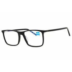 Zs22500 Zeiss Unisex Eyeglasses Acetate Black Full Rim Rectangular 57mm 001