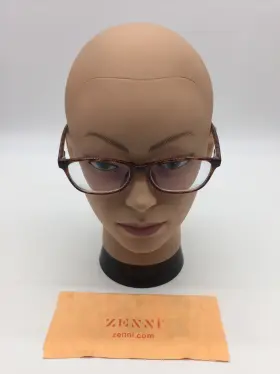 Zenni 2027315 Rectangle Brown Eyeglasses Optical Frame 54-16-140