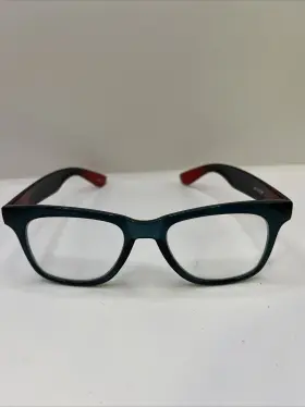 Zenni 286216 Eyewear Designer Eyeglasses Frames Only Green Cherry Red Fade