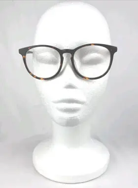 Zenni Optical 101235 Tortoise Full Rim Rectangle Eyeglasses Frames Round