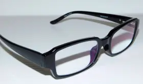 2027421 Zenni Optical 125024 Eyeglass Frames - Gloss Black